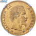 Francia, Napoleon III, 5 Francs, 1857, Paris, Oro, NGC, AU55, Gadoury:1001