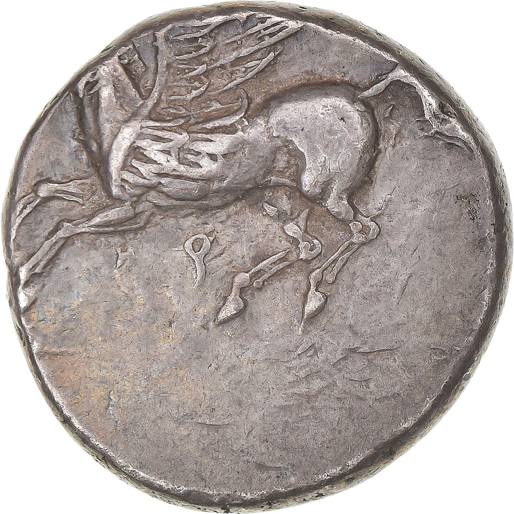 Munten, Korinthië, Stater, ca. 405-345 BC, Corinth, ZF+, Zilver, HGC:4-1833