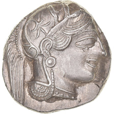 Attica, Tetradrachm, ca. 454-404 BC, Athens, Silver, MS(60-62), SNG-Cop:31-40