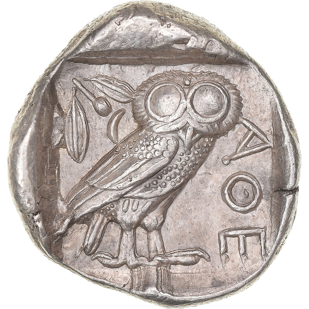 Attica, Tetradrachm, ca. 454-404 BC, Athens, Silver, MS(60-62), SNG-Cop:31-40