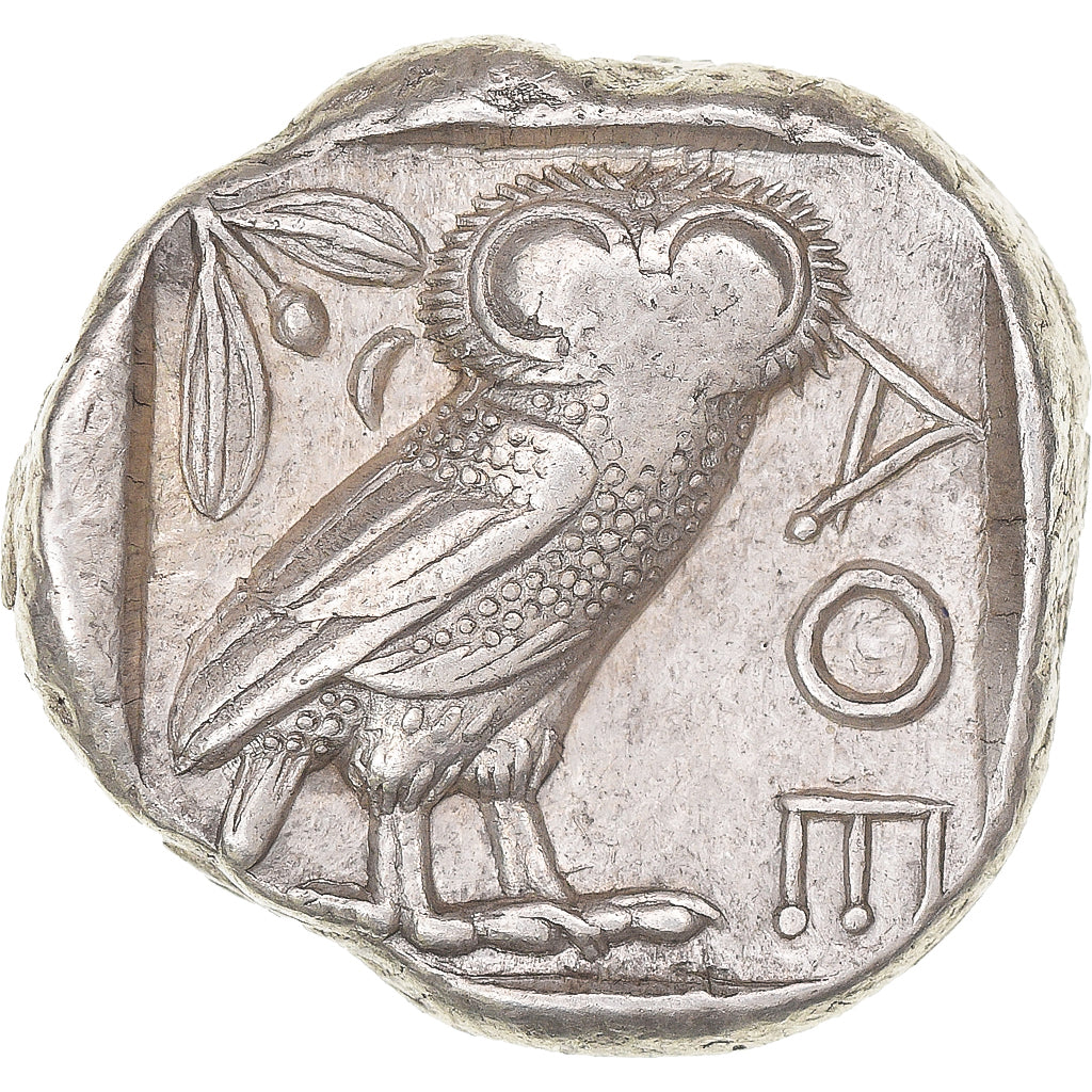 Attica, Tetradrachm, ca. 454-404 BC, Athens, Silver, EF(40-45), SNG-Cop:31-40