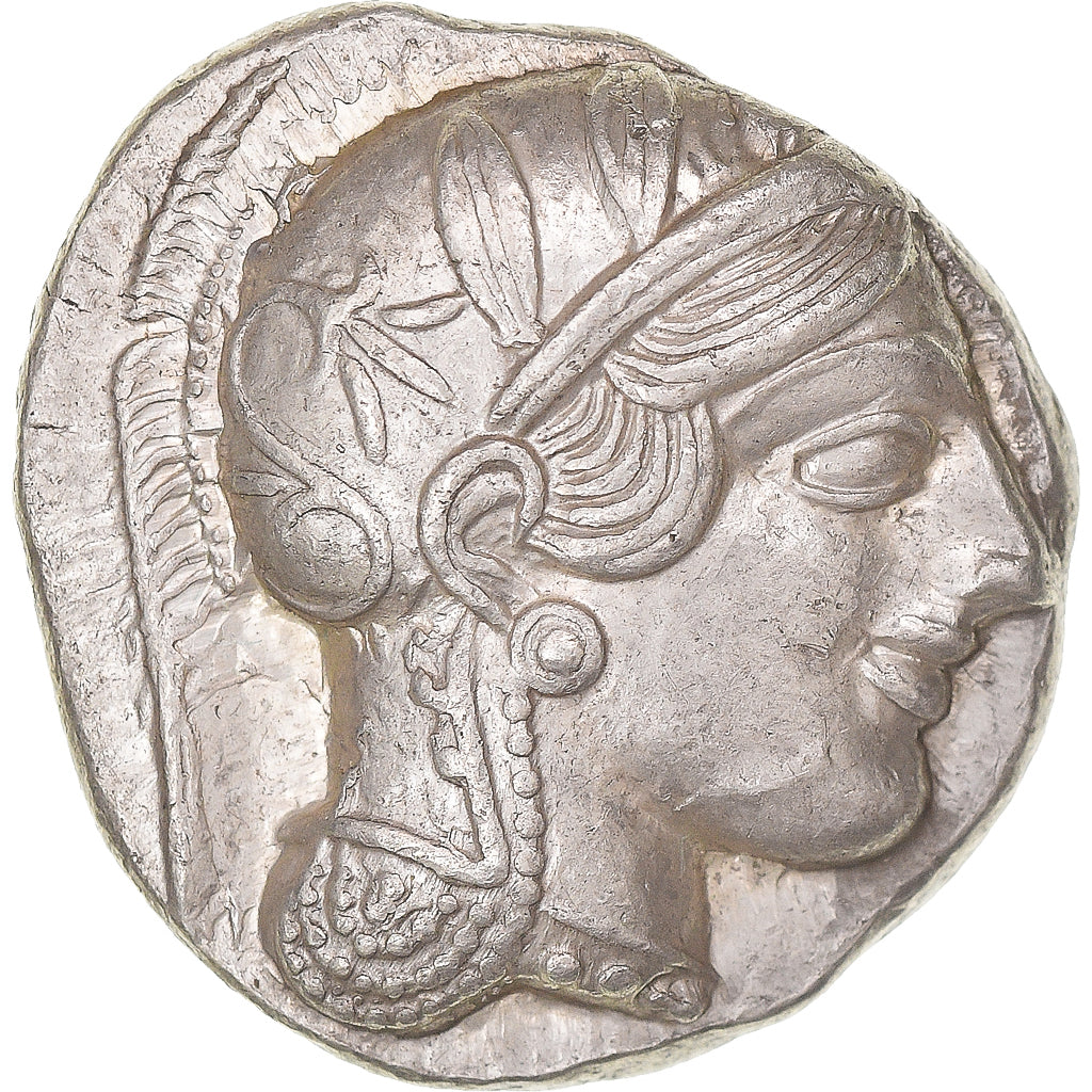 Attica, Tetradrachm, ca. 454-404 BC, Athens, Silver, AU(55-58), SNG-Cop:31-40