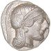 Attica, Tetradrachm, ca. 454-404 BC, Athens, Silver, AU(55-58), SNG-Cop:31-40
