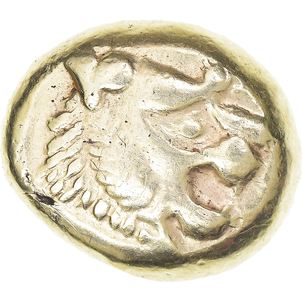 Lydia, Alyattes I, 1/3 Stater, ca. 600-561 BC, Sardis, Electrum, AU(50-53)