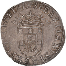 Moeda, Portugal, Sebastian I, Tostao, Lisbon, AU(50-53), Prata