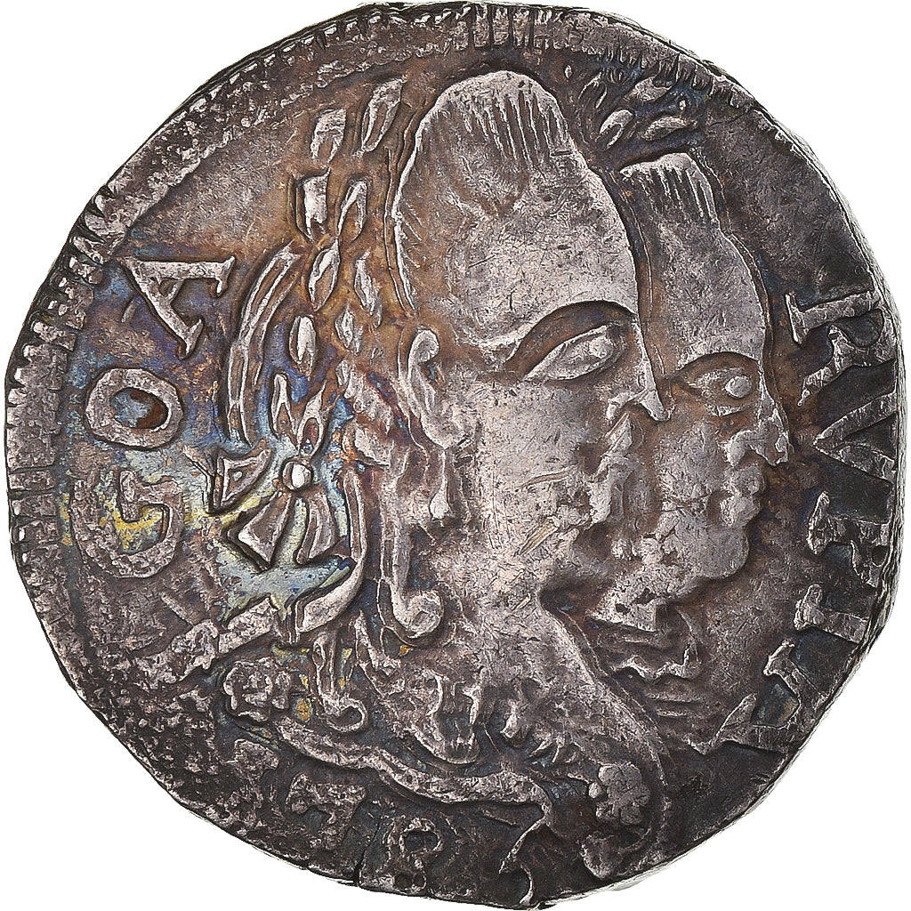 Moneda, INDIA PORTUGUESA, GOA, Maria I and Pedro III, Rupia, 1785, Goa, MBC+