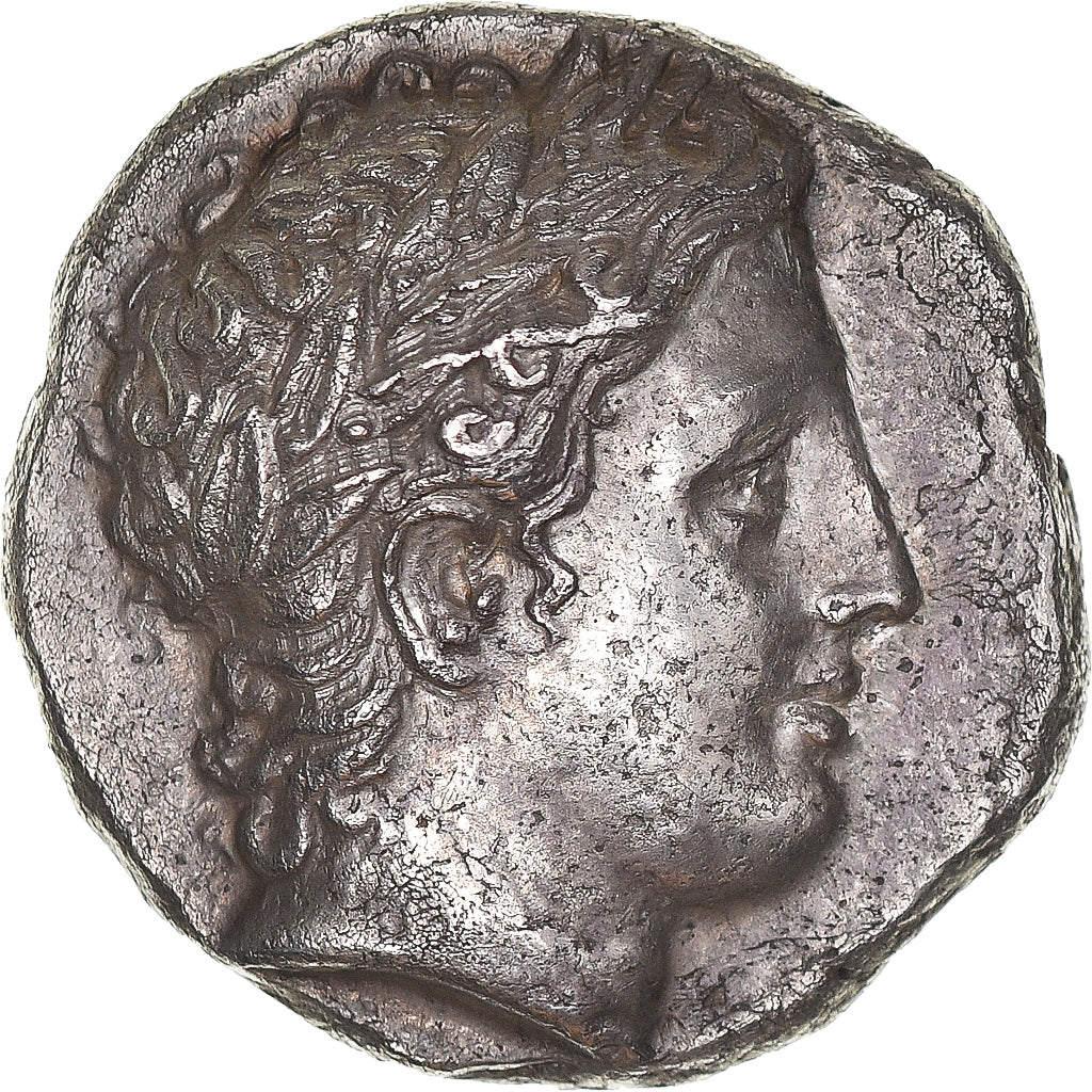 Chalkidian League, Tetradrachm, c. 351 BC, Olynthos, Silver, NGC, Ch AU 5/5-2/5