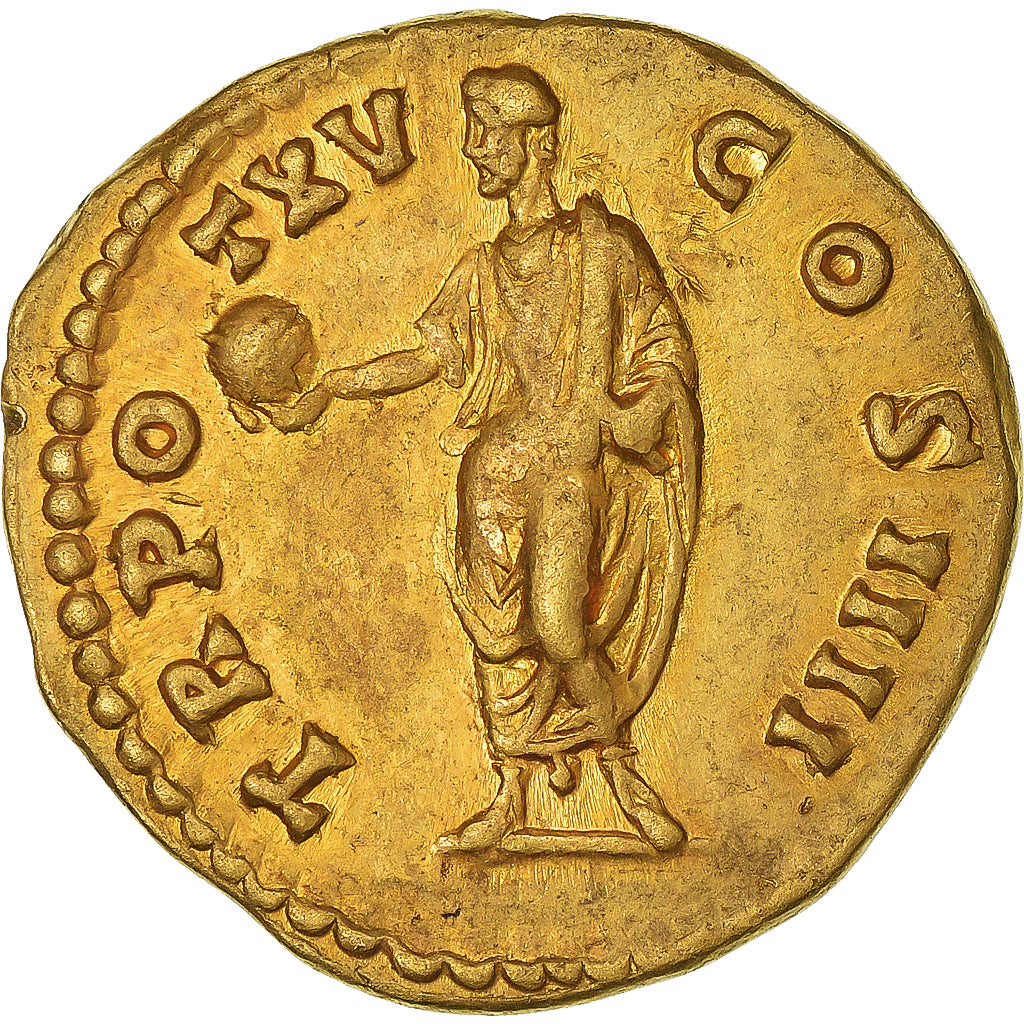 Antonin le Pieux, Aureus, 151-152, Rome, Or, TTB+, RIC:III-213