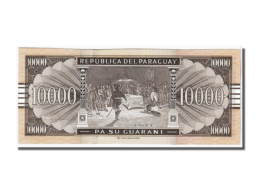 Banknote, Paraguay, 10 000 Guaranies, 2010, UNC(65-70)