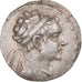 Baktrian Kingdom, Eukratides II, Tetradrachm, ca. 145-140 BC, Silver, EF(40-45)
