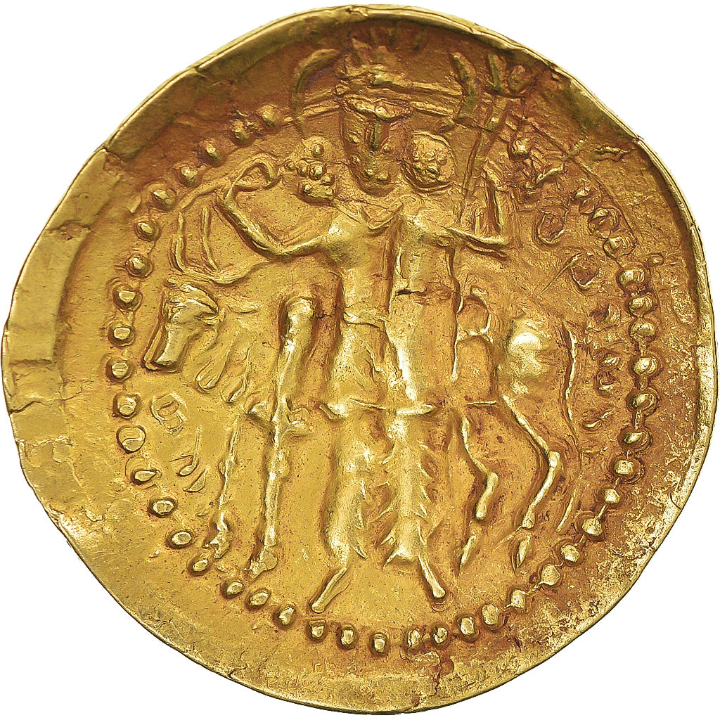 Moeda, Kushano-Sasanians, Peroz I, Dinar, 245-270, Balkh (?), MS(60-62), Dourado