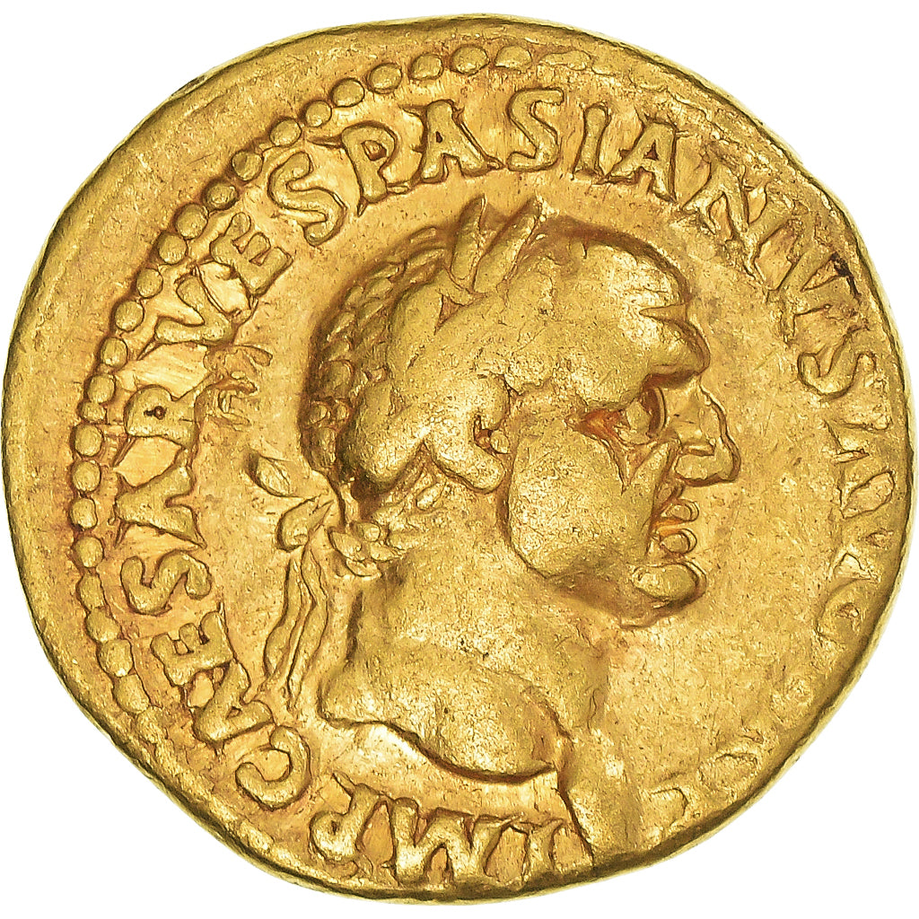 Vespasien, Aureus, 71, Lugdunum, Or, TB, RIC:II.1-1111