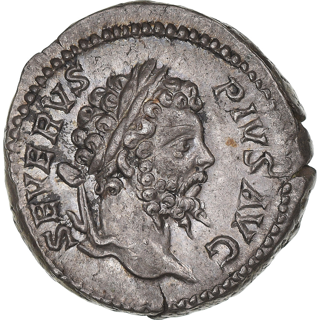 Septimius Severus, Denarius, 202-210, Rome, Silver, AU(55-58), RIC:IV-266