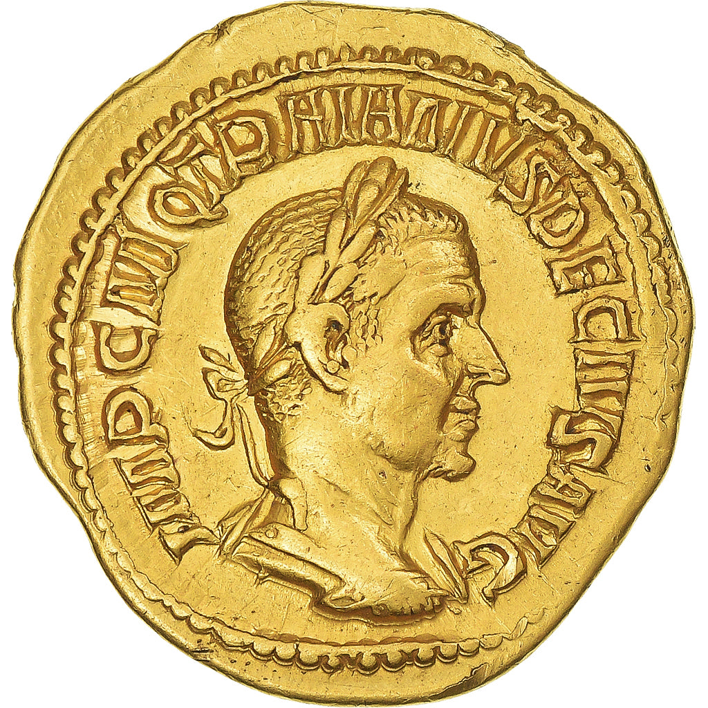 Trajan Decius, Aureus, 249-251, Rome, Złoto, EF(40-45), RIC:22