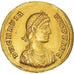 Coin, Gratian, Solidus, 367-375, Constantinople, AU(55-58), Gold, RIC:IX-24