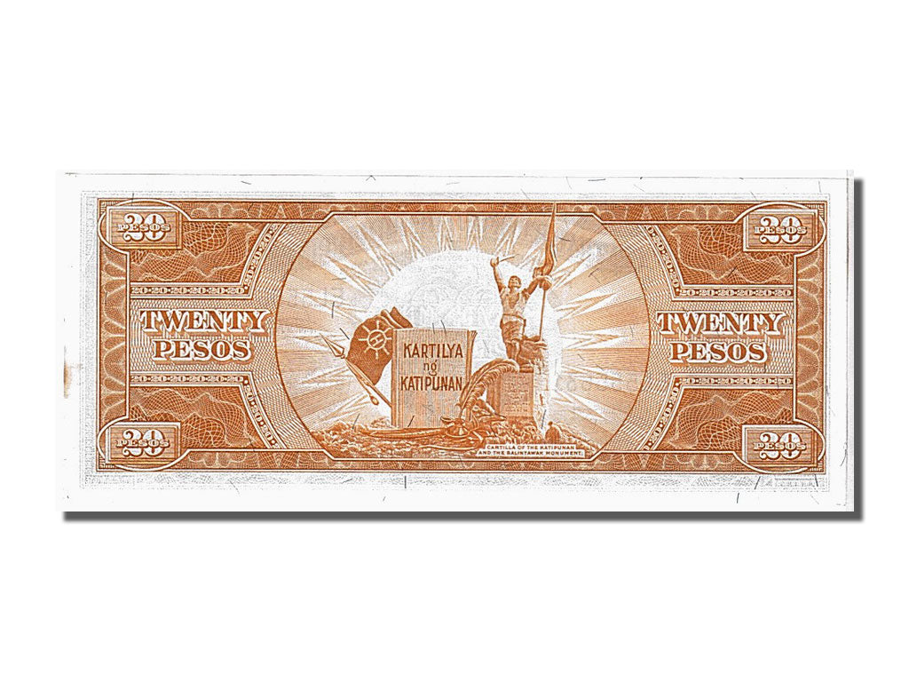 Banknote, Philippines, 20 Pesos, 1949, AU(55-58)