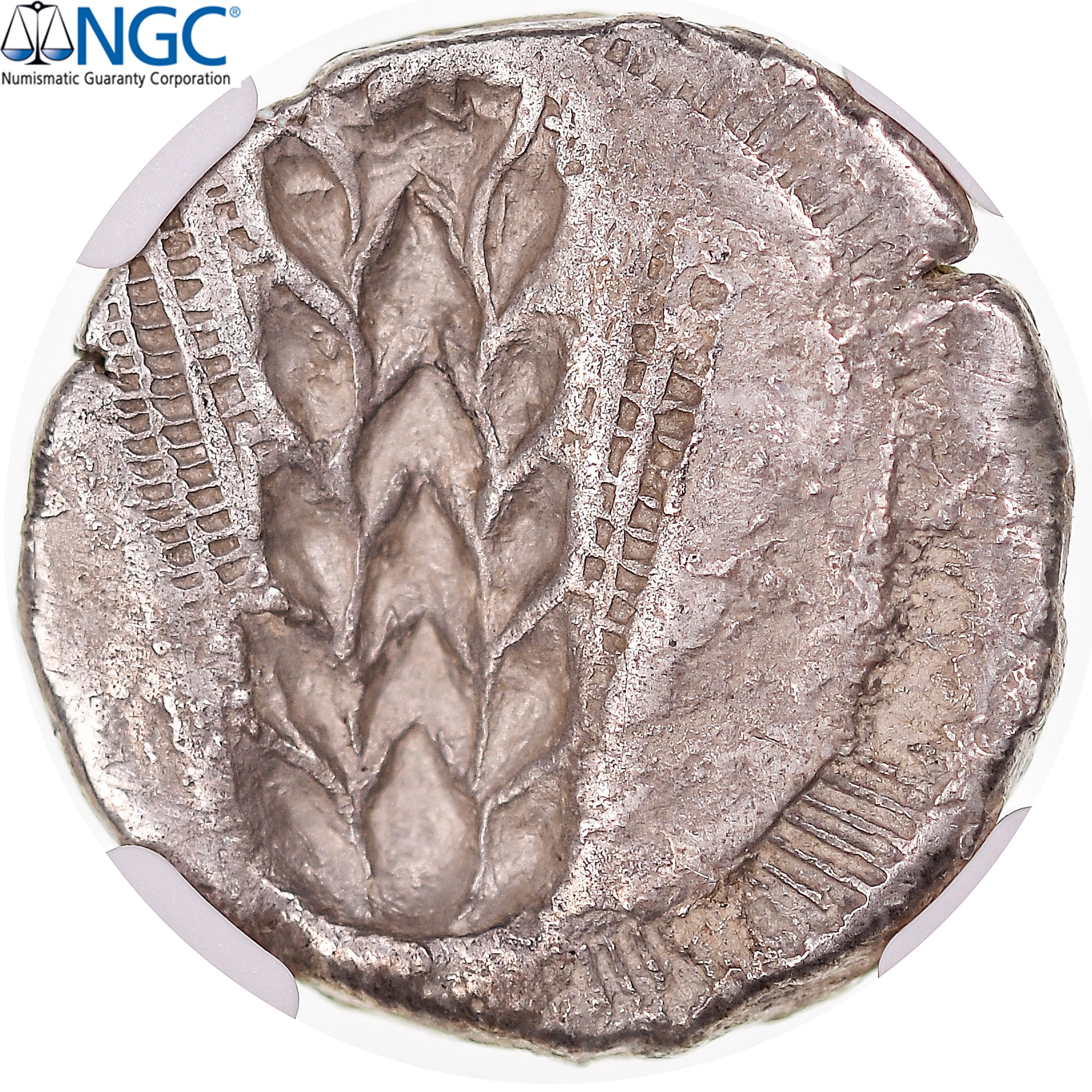 Moneda, Lucania, Stater, ca. 470-440 BC, Metapontion, NGC, graded, Ch VF