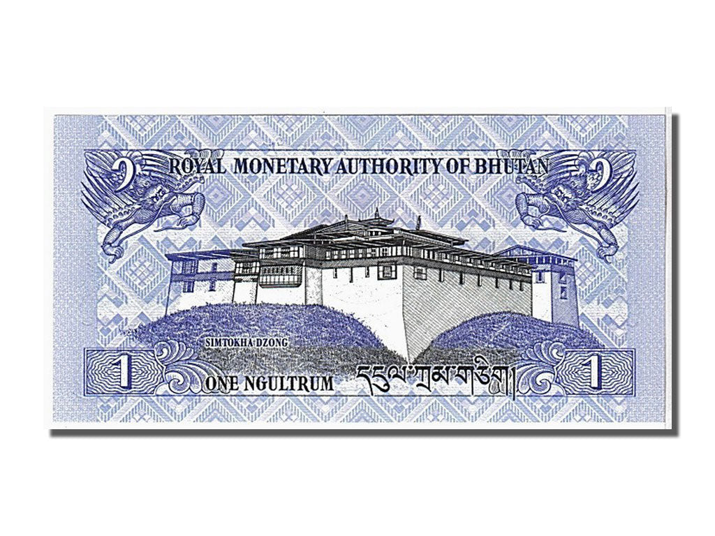 Banknote, Bhutan, 1 Ngultrum, 2006, KM:27, UNC(65-70)