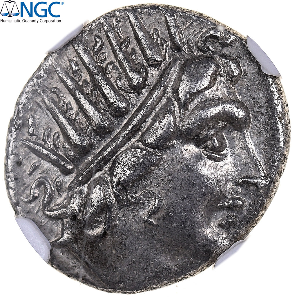 Îles de Carie, Drachme, ca. 88-84 BC, Rhodes, Argent, NGC, XF, HGC:6-1461