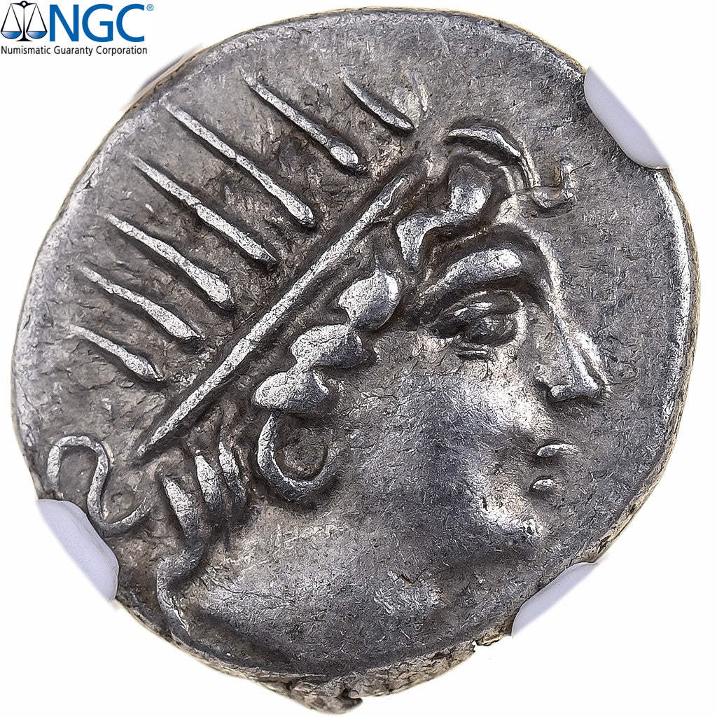 Islands off Caria, Drachm, ca. 88-84 BC, Rhodes, Silver, NGC, VF, HGC:6-1461
