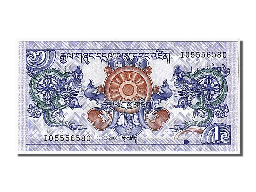 Banknote, Bhutan, 1 Ngultrum, 2006, KM:27, UNC(65-70)