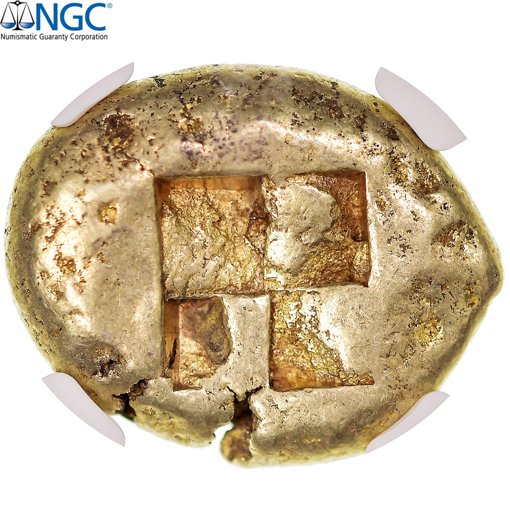 Mysie, Statère, ca. 550-450 BC, Cyzique, Electrum, NGC, Ch VF 3/5-4/5