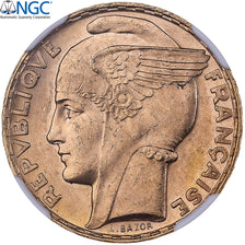 Francia, 100 Francs, Bazor, 1935, Paris, Oro, PCGS, MS63, Gadoury:1148, KM:880