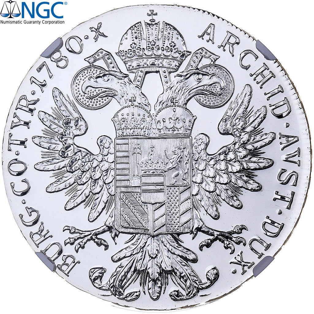 Austria, Maria Theresa, Thaler, 1780, Vienna, Restrike, Silver, NGC, PF70, KM:T1