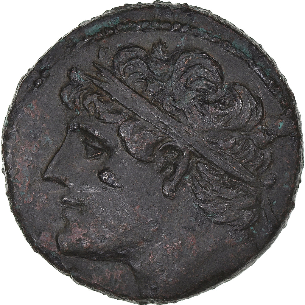 Coin, Sicily, Hemilitron, ca. 230-218/5 BC, Syracuse, AU(50-53), Bronze