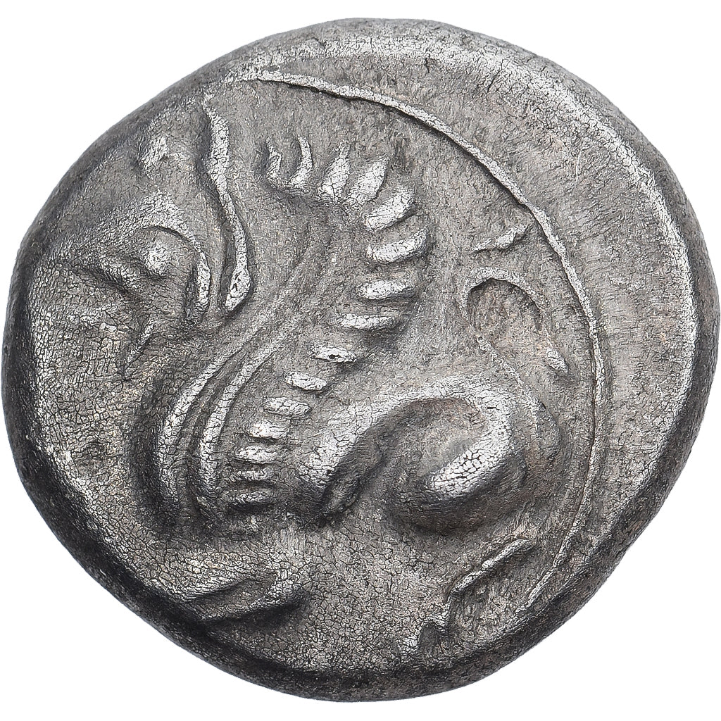 Troas, Drachm, ca. 500-480 BC, Assos, Silver, AU(50-53)
