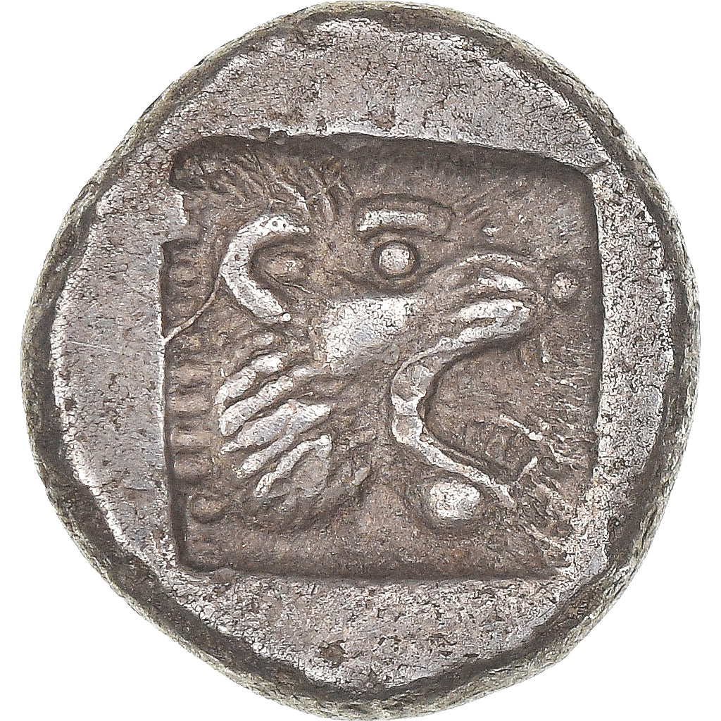 Troas, Drachm, ca. 500-480 BC, Assos, Argento, BB+