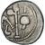Julius Caesar, Denarius, 49-48 BC, Military mint, Srebro, VF(30-35)
