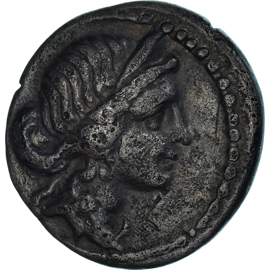 Julius Caesar, Denarius, 47-46 BC, Srebro, VF(30-35), Crawford:458/1