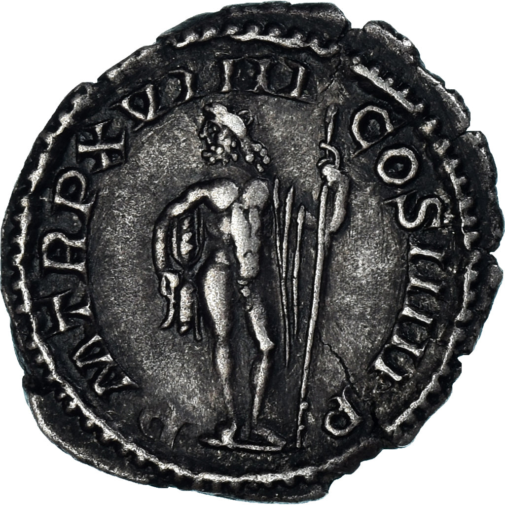 Caracalla, Denarius, 211-217, Rome, Argento, BB+