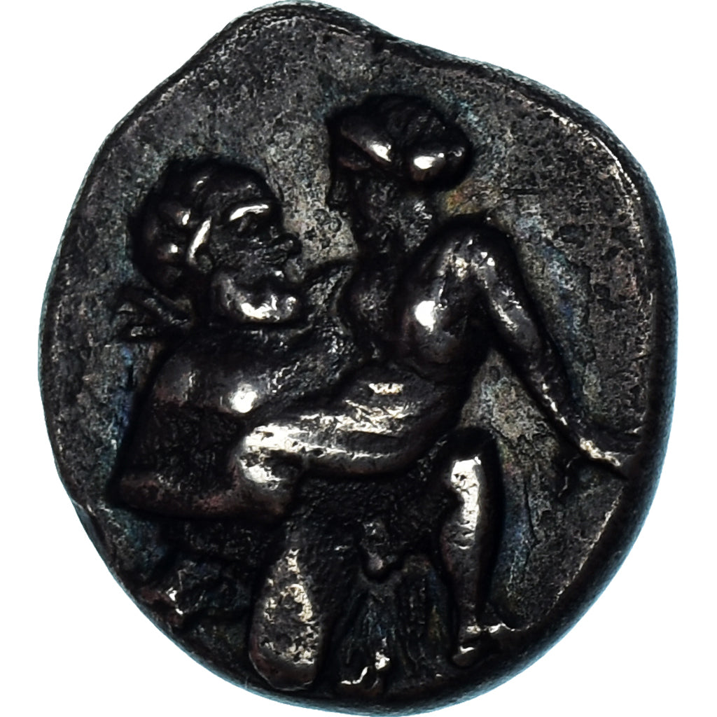 Munten, Islands off Thrace, Drachm, ca. 412-404 BC, Thasos, ZF+, Zilver
