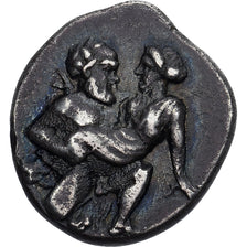 Coin, Islands off Thrace, Drachm, ca. 412-404 BC, Thasos, AU(50-53), Silver