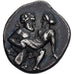 Moeda, Islands off Thrace, Drachm, ca. 412-404 BC, Thasos, AU(50-53), Prata