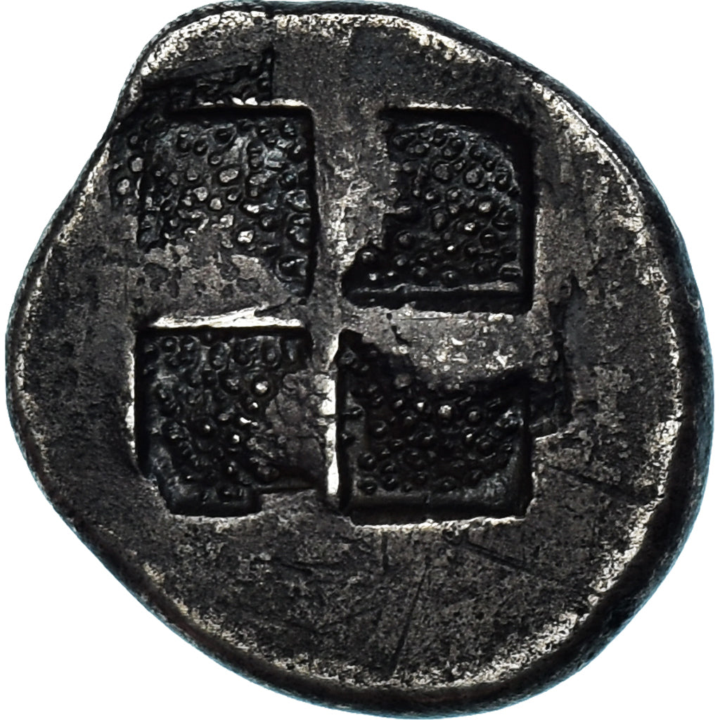 Munten, Islands off Thrace, Drachm, ca. 412-404 BC, Thasos, ZF+, Zilver