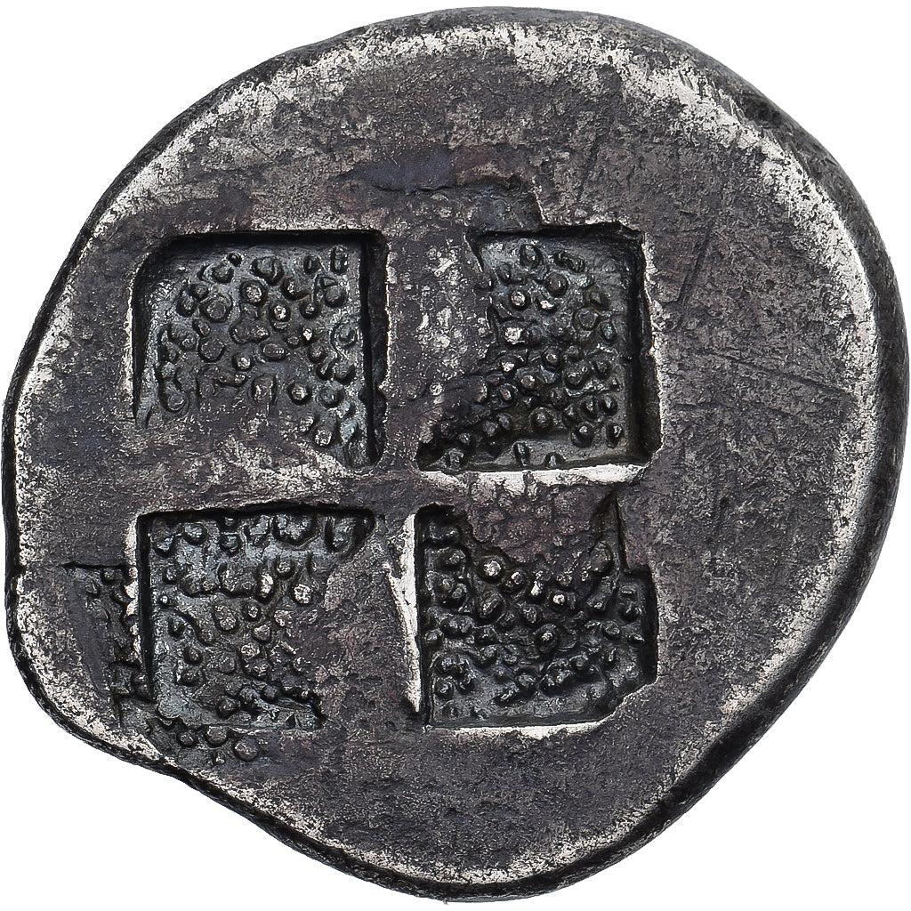 Moeda, Islands off Thrace, Drachm, ca. 412-404 BC, Thasos, AU(50-53), Prata