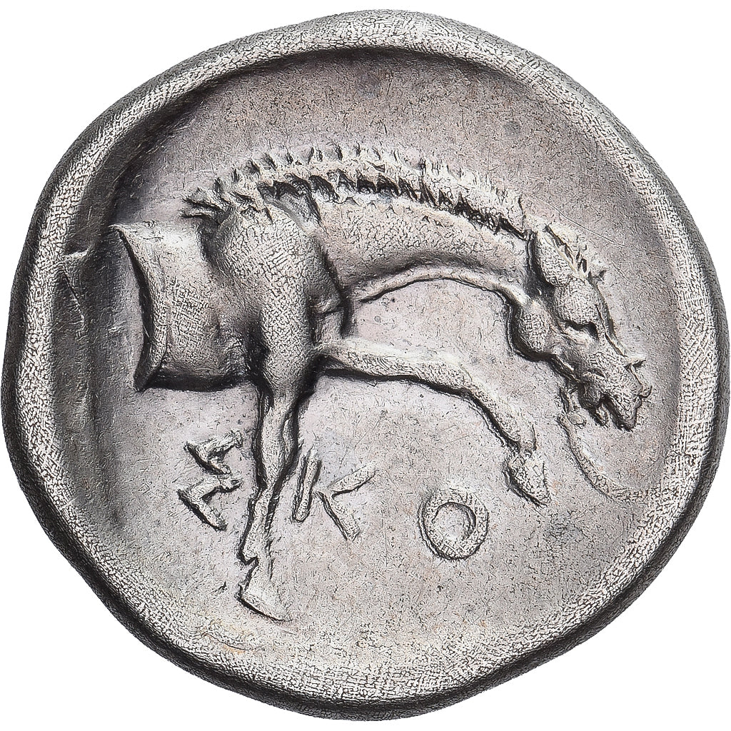 Thessaly, Hemidrachm, ca. 394-367 BC, Skotussa, Plata, MBC+