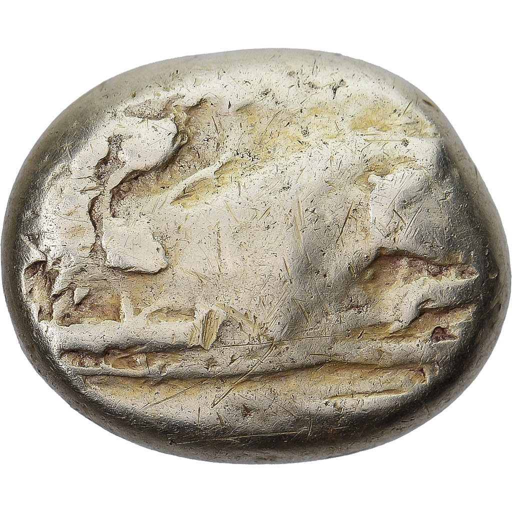 Coin, Ionia, 1/3 Stater, ca. 600-546 BC, Miletos, VF(30-35), Electrum