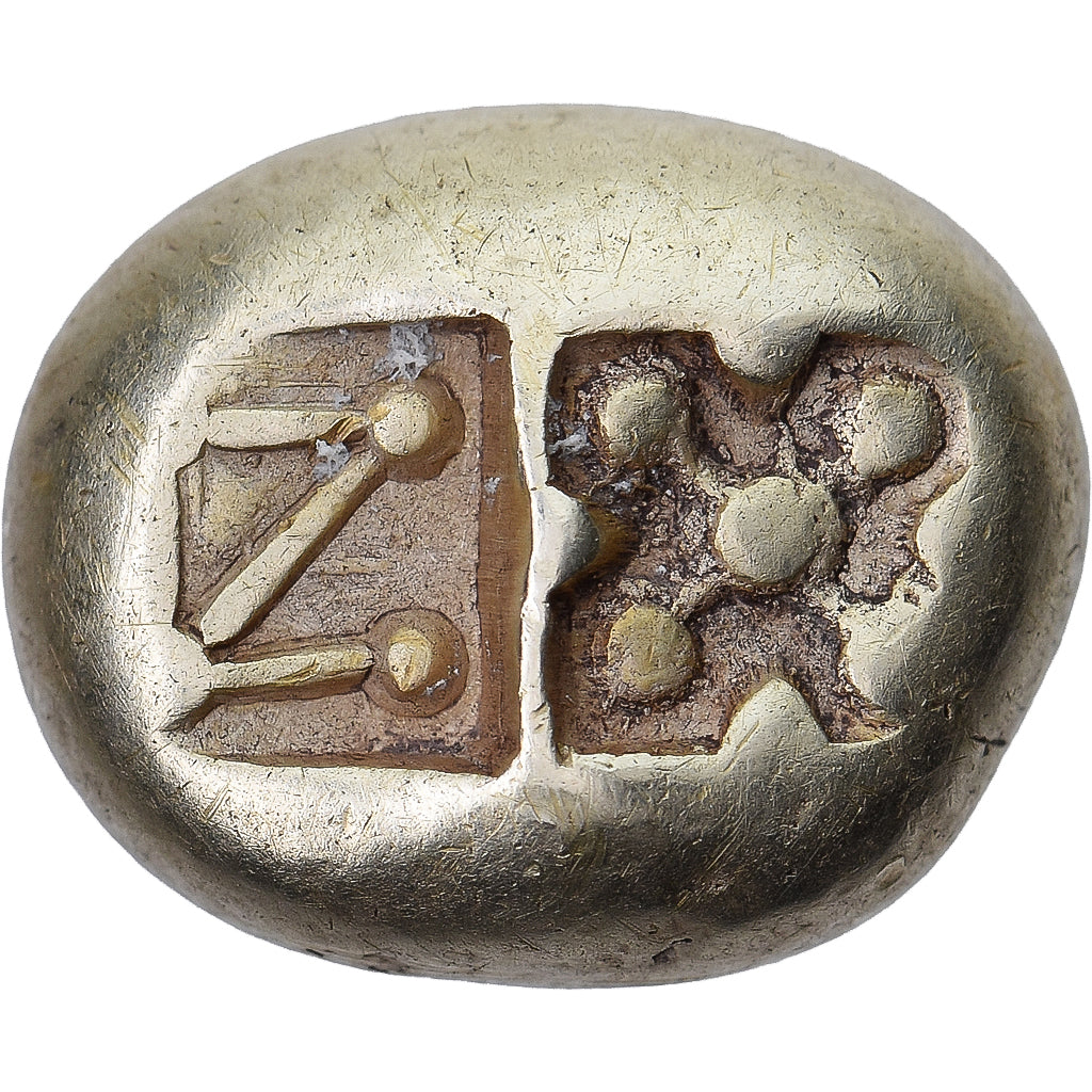 Coin, Ionia, 1/3 Stater, ca. 600-546 BC, Miletos, VF(30-35), Electrum