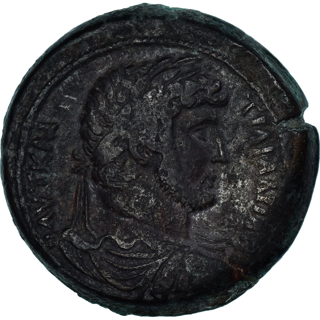 Münze, Egypt, Hadrian, Drachm, 127-128, Alexandria, S+, Bronze, RPC:III-5717