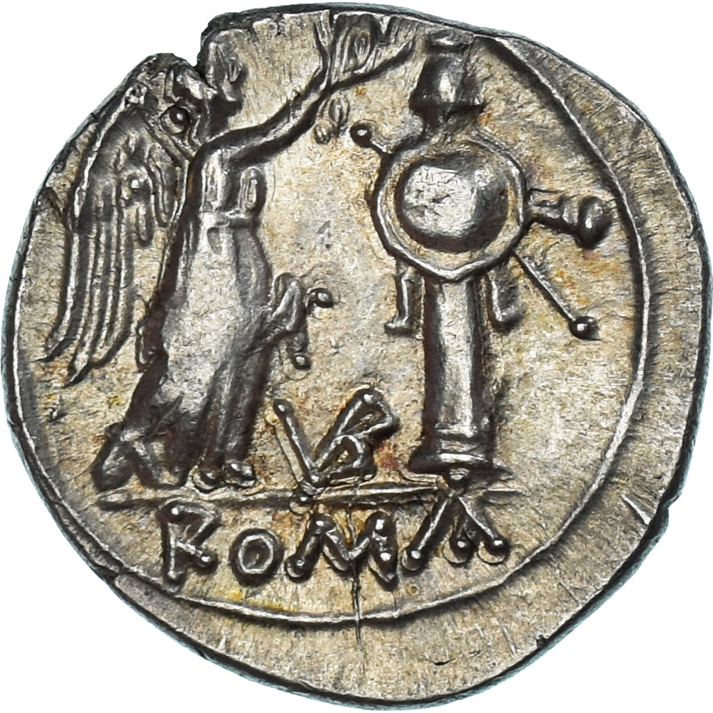 Moneta, Anonymous, Victoriatus, 211-208 BC, Uncertain Mint, BB+, Argento