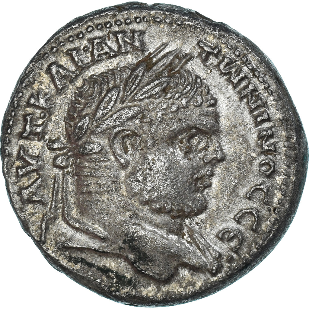 Monnaie, Phénicie, Caracalla, Tétradrachme, 215-217, Berytus, TTB, Billon