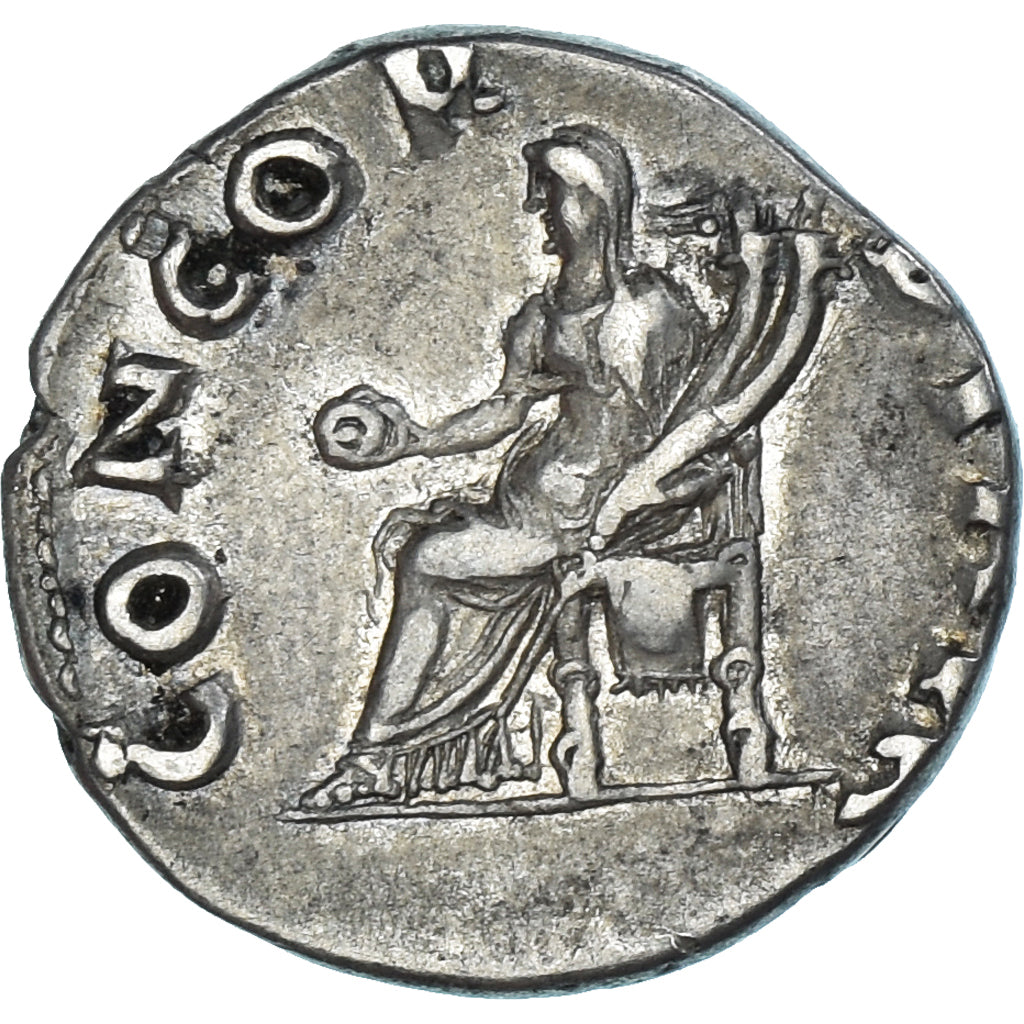 Vitellius, Denarius, 69, Rome, Silver, EF(40-45), RIC:I-66 var.