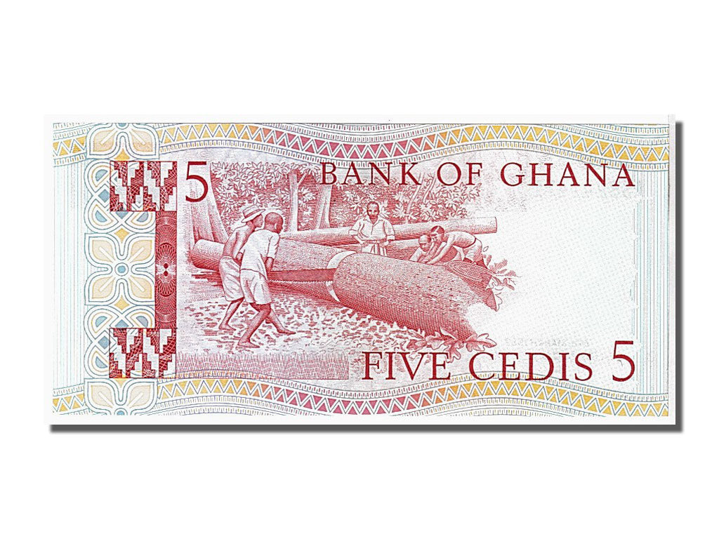 Billet, Ghana, 5 Cedis, 1982, KM:19c, NEUF