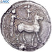 Sicily, Tetradrachm, ca. 425-421 BC, Messana, Argento, NGC, VF 5/5-4/5