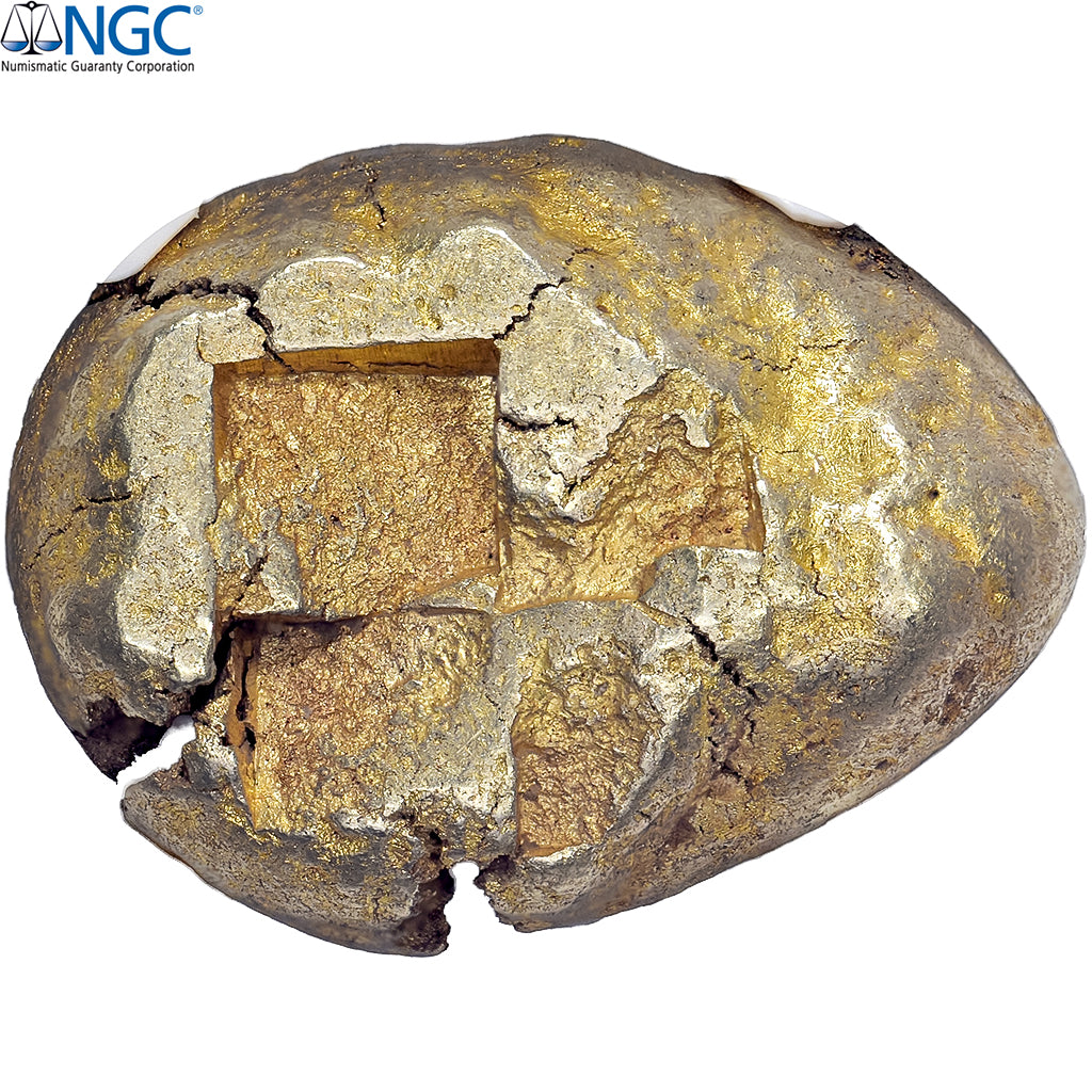 Myzja, Stater, c. 550-475 BC, Cyzicus, Elektrum, NGC, XF 4/5-3/5, SNG-France:208