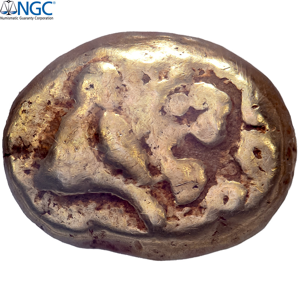 Lydia, Alyattes I, 1/6 Stater, ca. 620/10-564/53 BC, Sardis, Electrum, NGC